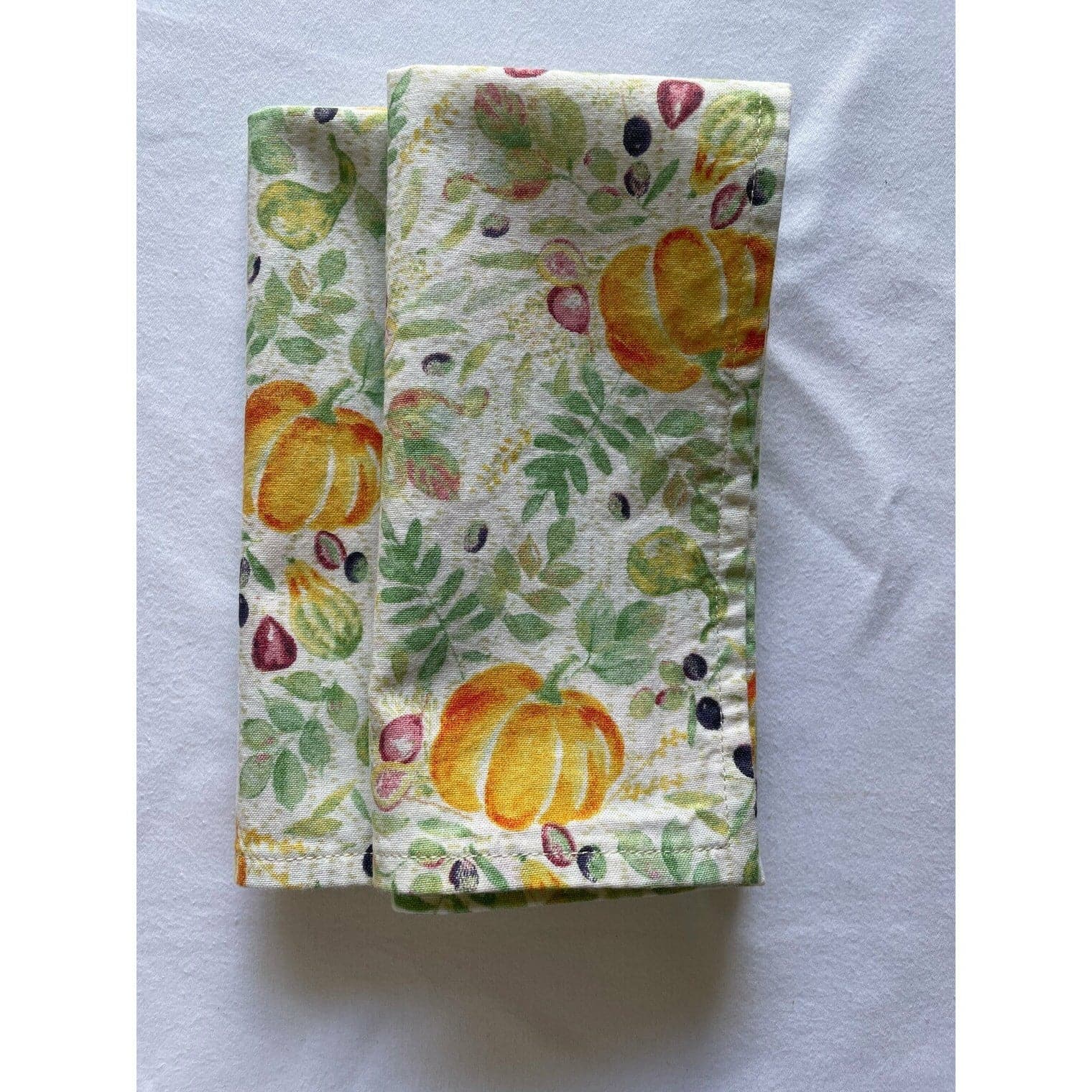 Threads By Tess Handmade Cloth Napkins - Squash Patch - HER Home Design Boutique